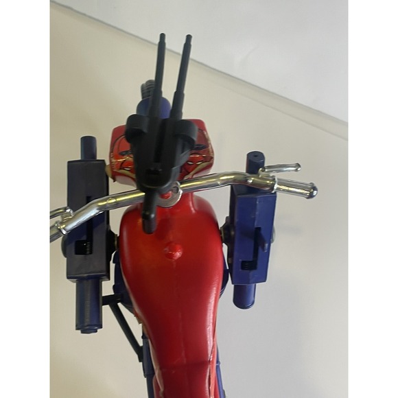Spiderman‎ Motorcycle Vintage Toy 2000 Marvel With Gun - Picture 8 of 16